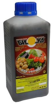 Удобрение Овощное 1лит (1уп/16шт) min 5шт БИУД Удобрение Овощное 1лит (1уп/16шт) min 5шт БИУД