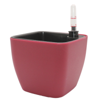 Горшок 3109 Матовый Красный 2лит (с автополивом)