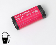 Мешки для мусора 30лит Стандарт 50шт*1рулон Арт-1506411 (5мкр)