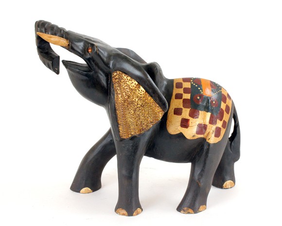 Статуэтка Слон дерево Н-19см Арт-АМВ07-012 (СКИДКА - 20%)