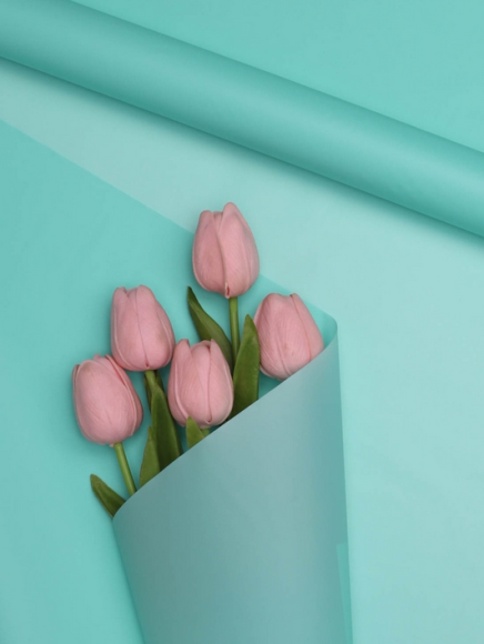 Пленка матовая однотонная Идеал Мята 60см/10м Пленка матовая однотонная Идеал Мята 60см/10м