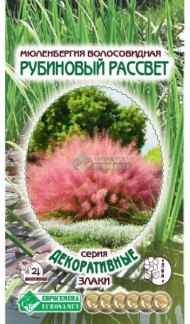 Цветы Мюленбергия Рубиновый рассвет ЦВ/П (ЕС) 5шт многолетник 30-60см