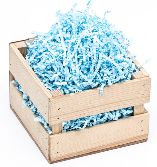 Наполнитель Бумажный 100гр Голубой для Подарков
