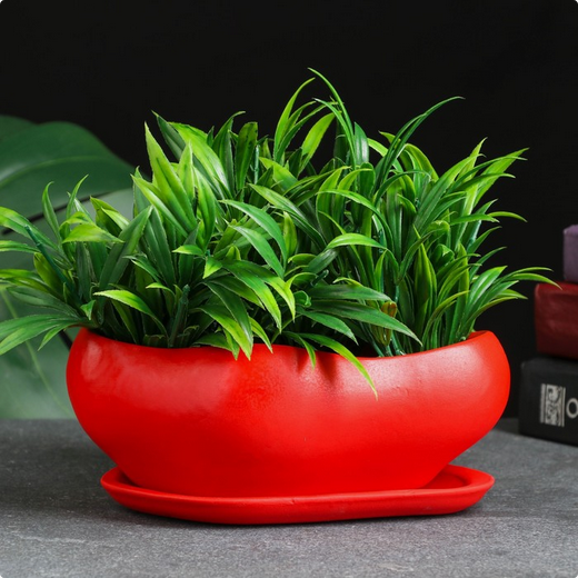 Кашпо Бонсай Алый Арт-4210159 (D-18см/0,6л)
