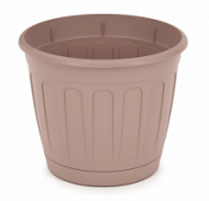 Горшок Дионис 1,6лит Бежевый с поддоном М-8520 (БАШ)