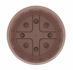 Горшок Дионис 1,6лит Бежевый с поддоном М-8520 (БАШ)