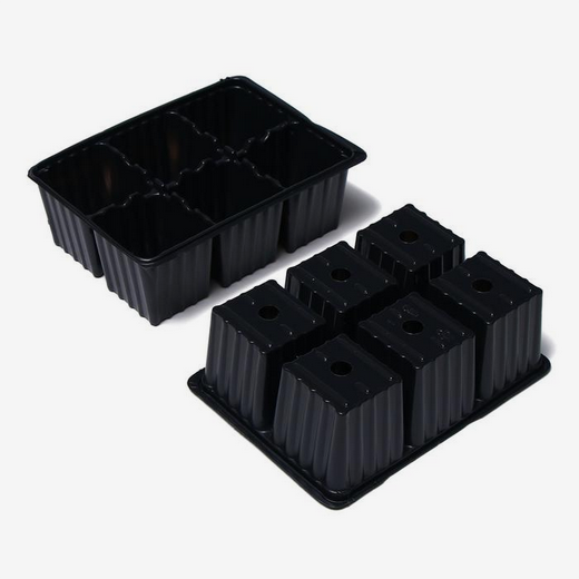 Набор МиниПарник Greengo 5шт Арт-1986209 с Крышкой 18ячеек 570*180*80мм