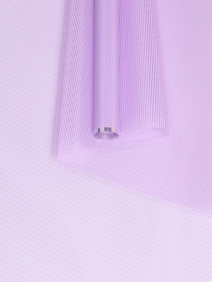 Пленка прозрачная с рисунком Плиссе Сиреневая 70см/8м Пленка прозрачная с рисунком Плиссе Сиреневая 70см/8м