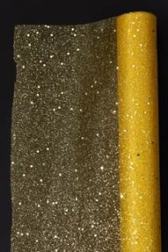 Органза с Блестками ЗОЛОТО (48см*5м)