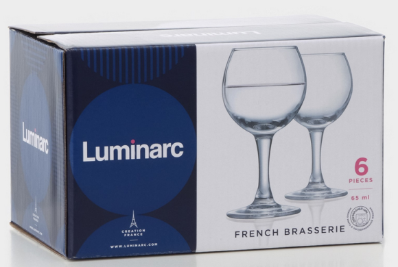Набор Рюмок 6шт*65мл Luminarc Французкий ресторанчик Арт-10511645