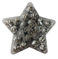 Ёлочное украшение Звезда (см/шт)