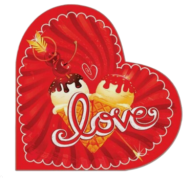 Валентинка LOVE мини Арт-41552 20шт