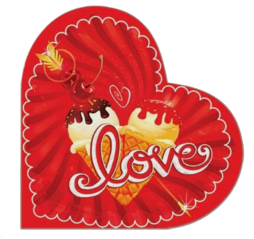 Валентинка LOVE мини Арт-41552 20шт