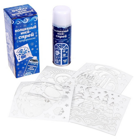 Иней Искусственный Зимняя Сказка Белый с Трафаретами 160гр Арт-1436179 Иней Искусственный Зимняя Сказка Белый с Трафаретами 160гр Арт-1436179