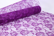 Сетка Гипюр Фиолетовая 50см*5м