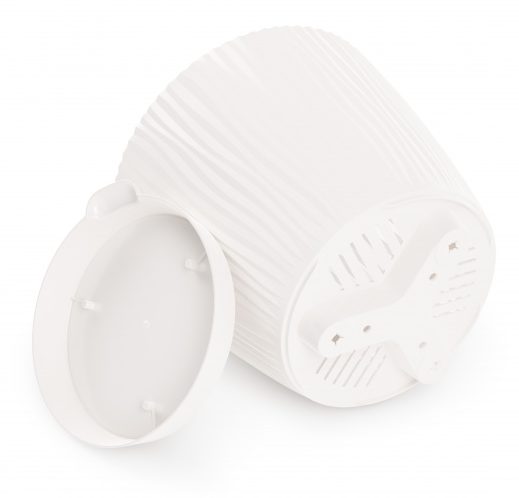 Горшок Флис 1,2лит Белый М-8437 с прикорневым поливом