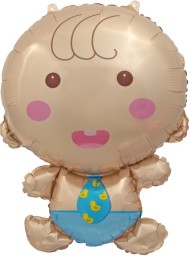 Шар фольгированный 17/43см Малыш мальчик