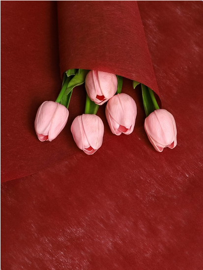 Фетр 50см*15м Бордовый