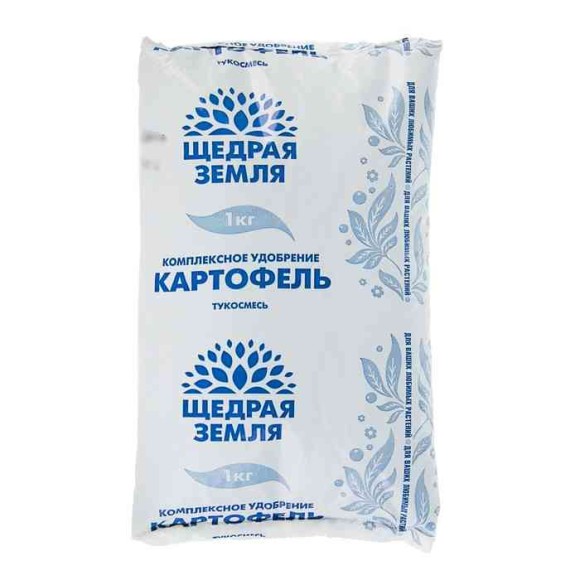 Удобрение Картофель 1кг Щедрая земля ФАСКО (1уп/20шт) Удобрение Картофель 1кг Щедрая земля ФАСКО (1уп/20шт)