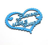 Топпер Выходи за меня замуж Голубая высота 20см 2248537