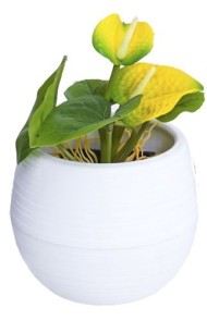 Горшок Дуэт 1,5лит Белый (Ангарск) (с дренажной системой)