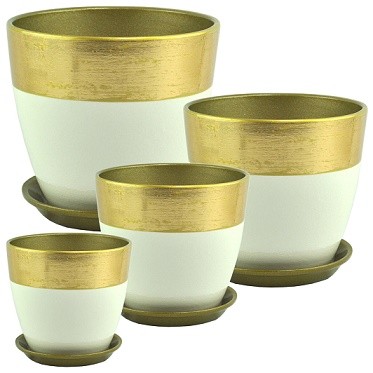 Кашпо Бутон №-РС-125 Валенсия Оливка №-2 (D-15см)