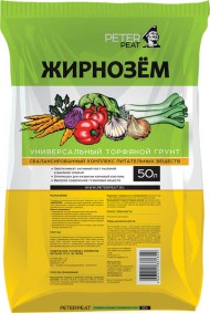 Грунт Жирнозём Универсальный 50лит (1уп/1шт) Питер Пит