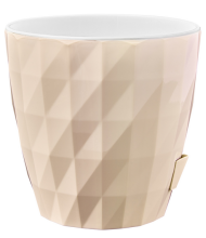 Горшок Соло RUBY 3лит Пудровый Арт-6455 с прикорневым поливом