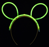 Ободок Ушки Желтый светящийся НУ-4930