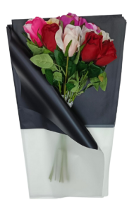 Пленка Листами Матовая двухсторонняя Черная 60/60см (1уп/20шт) Цена за 1 ЛИСТ