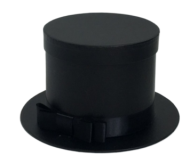 Коробка для цветов Mr Чёрная L22см W15,5см H13см Арт-W7950