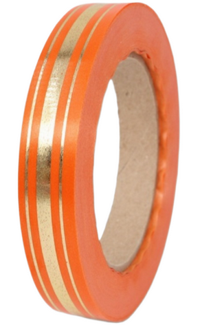 Лента Золот полоса Классика 2см*50ярд Оранжевая РОССИЯ Лента Золот полоса Классика 2см*50ярд Оранжевая РОССИЯ