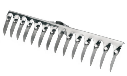 Грабли витые нержавейка 14 зубцов без черенка