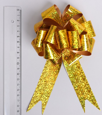 Бант Шар 3см голография Жёлтый Арт-817811