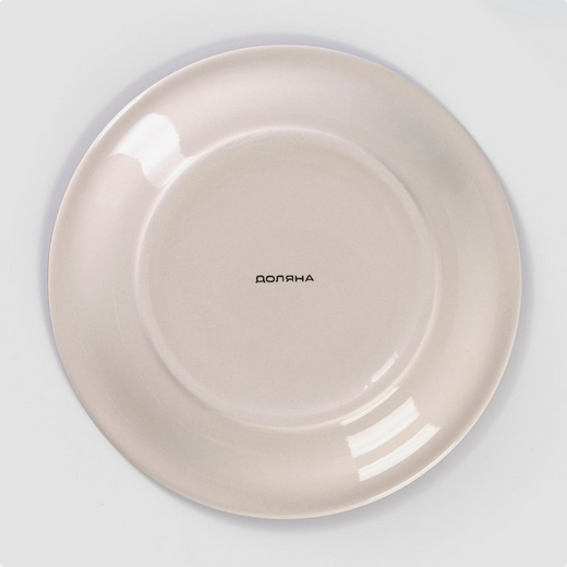 Тарелка керамическая Морской мир D-27см Бордовая Арт-4933224