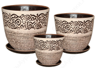 Кашпо Бутон №-ИВ-01 Альфа №-3 (D-18см)