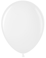 Шар латексный 12/30см металлик Белый 1уп/50шт