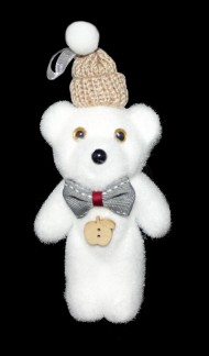 Ёлочное украшение Медвежата (16см/2шт) Арт-№54