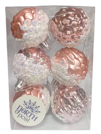 Ёлочное украшение Шары (5см/6шт) 14.5см Арт-1662