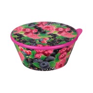 Салатник пластик Ягодный Микс 1,3лит с крышкой Арт-М-5621 (БАШ)