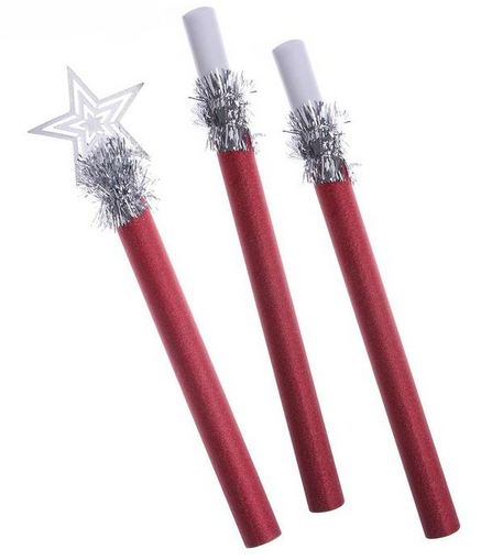 Посох Деда Мороза 120см Красный Арт-5081181