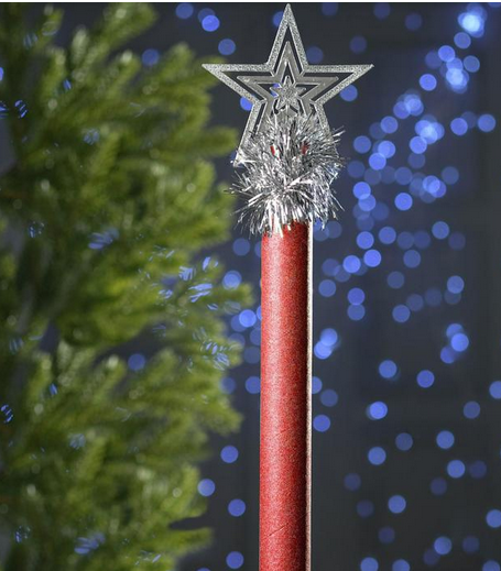 Посох Деда Мороза 120см Красный Арт-5081181