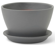 Кашпо Беллита Матовый Серый D-12см Арт-ГЛ-919 Кашпо Беллита Матовый Серый D-12см Арт-ГЛ-919