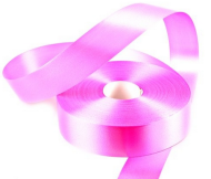 Лента Простая 3см*100ярд Ярко-Розовая Лента Простая 3см*100ярд Ярко-Розовая