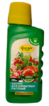Удобрение Цветочное счастье Комнатных растений 285мл (1уп/9шт) min 3шт