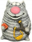 Фигурка Кот с рогаткой Арт-Ф042 20см