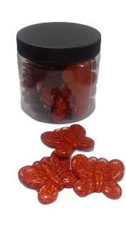 Бабочка с блестками 250гр NРР-0,1