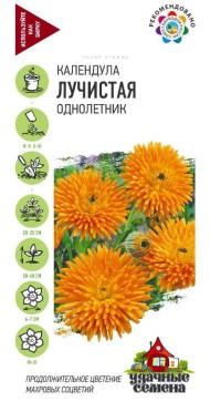 Цветы Календула Лучистая ЦВ/П (ГАВРИШ) серия УДС 0,3гр однолетник 50-60см Цветы Календула Лучистая ЦВ/П (ГАВРИШ) серия УДС 0,3гр однолетник 50-60см