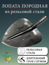 Лопата породная без черенка РЕПКА