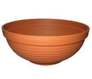 Горшок Миска Терра 190мм (7) 1лит высота 9см